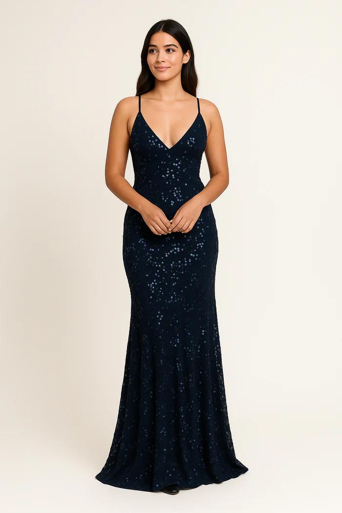 Sequin Mermaid Evening Dress